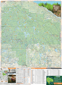 Backroad Mapbooks Algonquin Map - Waterproof